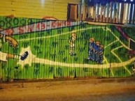 Mural - Graffiti - Pintada - Mural de la Barra: Los Panzers • Club: Santiago Wanderers