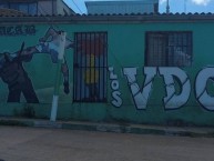 Mural - Graffiti - Pintada - Mural de la Barra: Los Panzers • Club: Santiago Wanderers