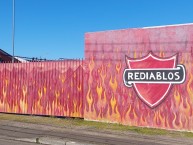 Mural - Graffiti - Pintada - Mural de la Barra: Los REDiablos &bull; Club: Ñublense