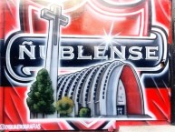 Mural - Graffiti - Pintada - "@dibuaerografias, Chillán" Mural de la Barra: Los REDiablos &bull; Club: Ñublense