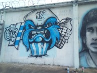 Mural - Graffiti - Pintada - "Cerro porro y vino!" Mural de la Barra: Los Villeros &bull; Club: Cerro