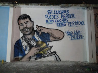 Mural - Graffiti - Pintadas - "Nico jubin presente" Mural de la Barra: Los Villeros &bull; Club: Cerro &bull; País: Uruguay