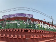 Mural - Graffiti - Pintadas - "Mural en estádio Marcelo Vieira hasta Xerém" Mural de la Barra: Movimento Popular Legião Tricolor • Club: Fluminense • País: Brasil