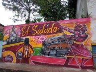 Mural - Graffiti - Pintada - Mural de la Barra: Revolución Vinotinto Sur • Club: Tolima