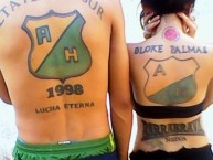 Tattoo - Tatuaje - tatuagem - Tatuaje de la Barra: Alta Tensión Sur • Club: Atlético Huila