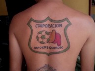 Tattoo - Tatuaje - tatuagem - Tatuaje de la Barra: Artillería Verde Sur • Club: Deportes Quindío