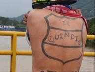 Tattoo - Tatuaje - tatuagem - Tatuaje de la Barra: Artillería Verde Sur &bull; Club: Deportes Quindío