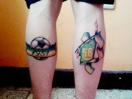 Tattoo - Tatuaje - tatuagem - Tatuaje de la Barra: Artillería Verde Sur • Club: Deportes Quindío