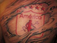 Tattoo - Tatuaje - tatuagem - Tatuaje de la Barra: Baron Rojo Sur • Club: América de Cáli