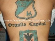 Tattoo - Tatuaje - tatuagem - Tatuaje de la Barra: Blue Rain • Club: Millonarios