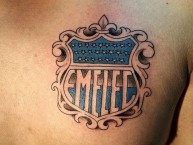 Tattoo - Tatuaje - tatuagem - Tatuaje de la Barra: Boca del Pozo • Club: Emelec