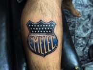 Tattoo - Tatuaje - tatuagem - Tatuaje de la Barra: Boca del Pozo • Club: Emelec