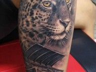 Tattoo - Tatuaje - tatuagem - Tatuaje de la Barra: Fortaleza Leoparda Sur • Club: Atlético Bucaramanga