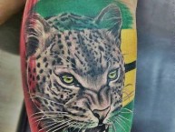 Tattoo - Tatuaje - tatuagem - Tatuaje de la Barra: Fortaleza Leoparda Sur • Club: Atlético Bucaramanga