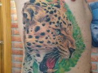 Tattoo - Tatuaje - tatuagem - Tatuaje de la Barra: Fortaleza Leoparda Sur • Club: Atlético Bucaramanga