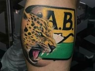 Tattoo - Tatuaje - tatuagem - Tatuaje de la Barra: Fortaleza Leoparda Sur • Club: Atlético Bucaramanga