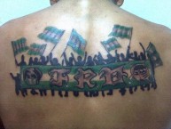 Tattoo - Tatuaje - tatuagem - Tatuaje de la Barra: Frente Radical Verdiblanco • Club: Deportivo Cali