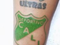 Tattoo - Tatuaje - tatuagem - Tatuaje de la Barra: Frente Radical Verdiblanco &bull; Club: Deportivo Cali &bull; País: Colombia