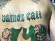 Tattoo - Tatuaje - tatuagem - Tatuaje de la Barra: Frente Radical Verdiblanco &bull; Club: Deportivo Cali &bull; País: Colombia