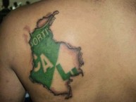 Tattoo - Tatuaje - tatuagem - Tatuaje de la Barra: Frente Radical Verdiblanco • Club: Deportivo Cali