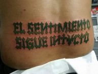 Tattoo - Tatuaje - tatuagem - Tatuaje de la Barra: Frente Radical Verdiblanco • Club: Deportivo Cali • País: Colombia