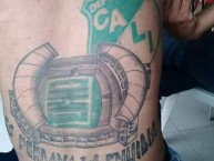 Tattoo - Tatuaje - tatuagem - Tatuaje de la Barra: Frente Radical Verdiblanco • Club: Deportivo Cali