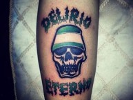 Tattoo - Tatuaje - tatuagem - Tatuaje de la Barra: Frente Radical Verdiblanco • Club: Deportivo Cali • País: Colombia