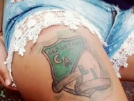 Tattoo - Tatuaje - tatuagem - Tatuaje de la Barra: Frente Radical Verdiblanco • Club: Deportivo Cali