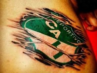 Tattoo - Tatuaje - tatuagem - Tatuaje de la Barra: Frente Radical Verdiblanco • Club: Deportivo Cali