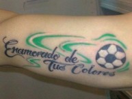 Tattoo - Tatuaje - tatuagem - Tatuaje de la Barra: Frente Radical Verdiblanco • Club: Deportivo Cali