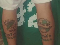 Tattoo - Tatuaje - tatuagem - Tatuaje de la Barra: Frente Radical Verdiblanco • Club: Deportivo Cali