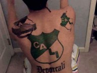 Tattoo - Tatuaje - tatuagem - Tatuaje de la Barra: Frente Radical Verdiblanco • Club: Deportivo Cali