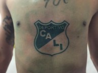 Tattoo - Tatuaje - tatuagem - Tatuaje de la Barra: Frente Radical Verdiblanco • Club: Deportivo Cali