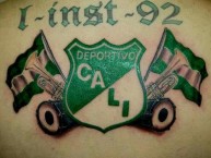 Tattoo - Tatuaje - tatuagem - Tatuaje de la Barra: Frente Radical Verdiblanco • Club: Deportivo Cali