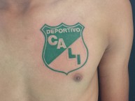 Tattoo - Tatuaje - tatuagem - Tatuaje de la Barra: Frente Radical Verdiblanco • Club: Deportivo Cali • País: Colombia