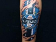 Tattoo - Tatuaje - tatuagem - Tatuaje de la Barra: Geral do Grêmio • Club: Grêmio