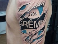 Tattoo - Tatuaje - tatuagem - Tatuaje de la Barra: Geral do Grêmio • Club: Grêmio