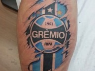 Tattoo - Tatuaje - tatuagem - Tatuaje de la Barra: Geral do Grêmio • Club: Grêmio