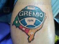 Tattoo - Tatuaje - tatuagem - Tatuaje de la Barra: Geral do Grêmio • Club: Grêmio