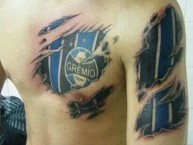 Tattoo - Tatuaje - tatuagem - Tatuaje de la Barra: Geral do Grêmio • Club: Grêmio • País: Brasil