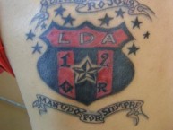 Tattoo - Tatuaje - tatuagem - Tatuaje de la Barra: La 12 &bull; Club: Alajuelense &bull; País: Costa Rica