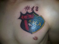 Tattoo - Tatuaje - tatuagem - Tatuaje de la Barra: La 12 • Club: Alajuelense