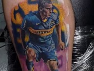 Tattoo - Tatuaje - tatuagem - "Riquelme" Tatuaje de la Barra: La 12 • Club: Boca Juniors