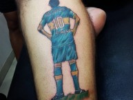 Tattoo - Tatuaje - tatuagem - "Riquelme" Tatuaje de la Barra: La 12 • Club: Boca Juniors