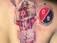 Tattoo - Tatuaje - tatuagem - Tatuaje de la Barra: La Banda del Indio &bull; Club: Cúcuta &bull; País: Colombia