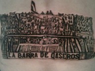 Tattoo - Tatuaje - tatuagem - Tatuaje de la Barra: La Barra de Caseros • Club: Club Atlético Estudiantes