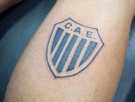 Tattoo - Tatuaje - tatuagem - Tatuaje de la Barra: La Barra de Caseros • Club: Club Atlético Estudiantes