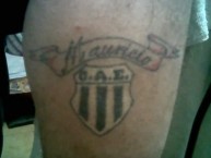 Tattoo - Tatuaje - tatuagem - Tatuaje de la Barra: La Barra de Caseros • Club: Club Atlético Estudiantes