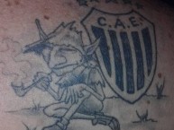 Tattoo - Tatuaje - tatuagem - Tatuaje de la Barra: La Barra de Caseros • Club: Club Atlético Estudiantes