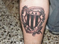 Tattoo - Tatuaje - tatuagem - Tatuaje de la Barra: La Barra de Caseros • Club: Club Atlético Estudiantes